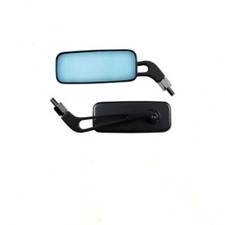 M8 Retroviseurs Miroirs Lot 2 Pc. Coloré Rectangulaire Moto Scooter  noir DX+SX