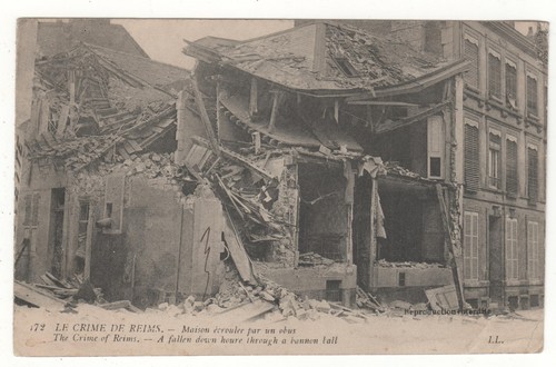 Cpa reims maison - cpa, :