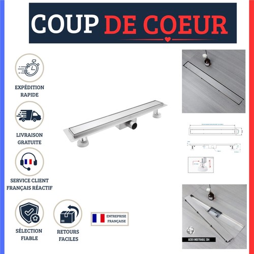 Caniveau douche cm à - de,