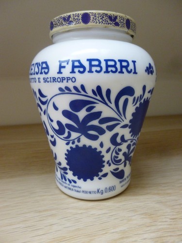 Boite bocal verre - , opaline