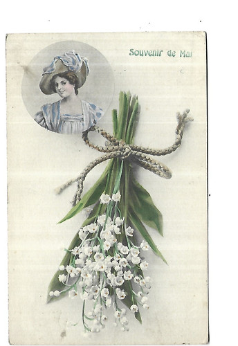 Illustration fleurs muguet - illustration,