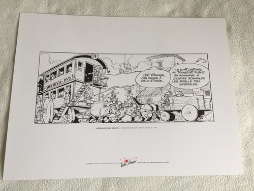 Sérigraphie astérix chez - chez, les