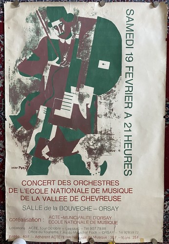 Original antique poster - original,