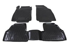 Tapis De Sol Caoutchouc À Bords Hauts Pour Opel Mokka Mokka X 2015-2020 Noir