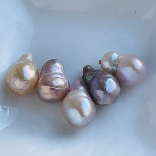 Lot perles baroques eau - lot,