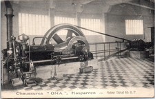 64 HASPARREN - moteur de l'usine de chaussures ONA