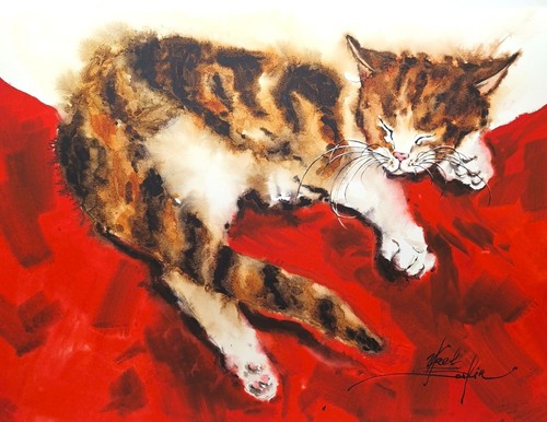 Peinture originale aquarelle