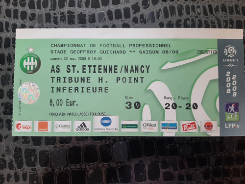 Ticket foot saint - ", as