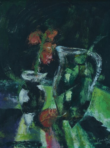 Ancien tableau nature morte - ancien,