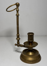 Bougeoir en laiton ancien