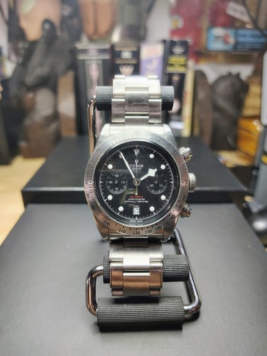Tudor black bay chrono - black, 41mm