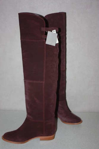 Zara bottes cuissardes daim - zara,