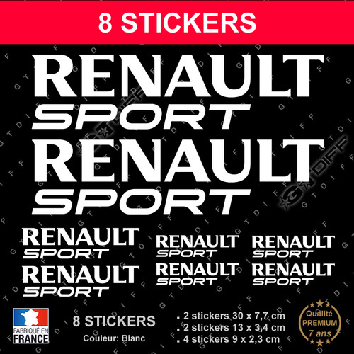 Stickers renault sport - stickers, rs