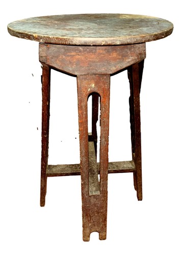 Ancienne table appui chêne - table, d'appui.