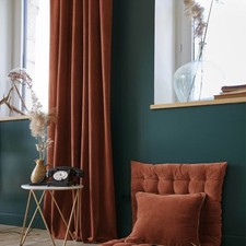 Rideau ajustable + 8 anneaux