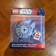 Lego Star Wars Bag Charm Millenium Falcon Bag Charm RARE VINTAGE 2007