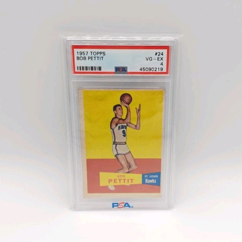 1957 topps bob pettit - 1957,