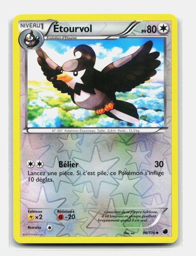 Carte pokémon etourvol 116 - pokémon,