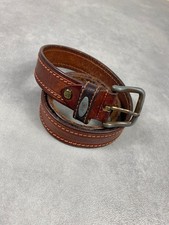 Ceinture cuir épais marron