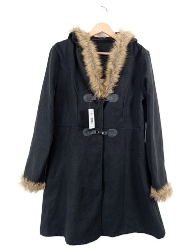 Manteau hiver femme noir - manteau,