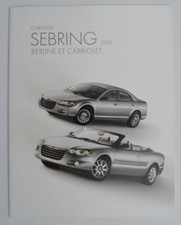 CHRYSLER Sebring Berline / Cabriolet 2006 dealer brochure - French - Canada