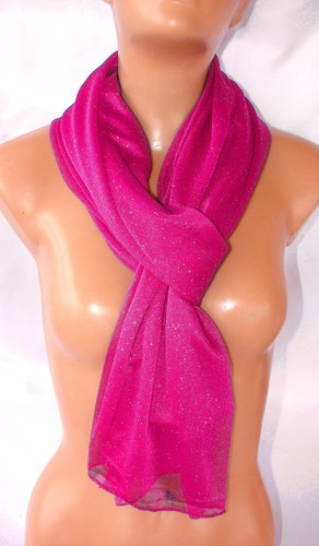 Paillettes écharpe foulard - Écharpe,