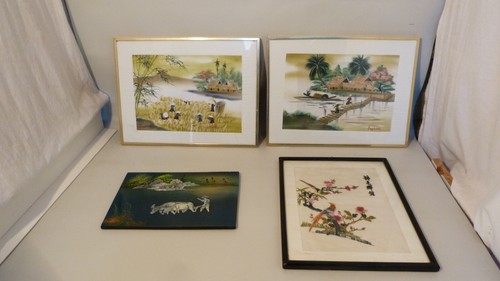 Lot tableaux vietnam - 4, japon