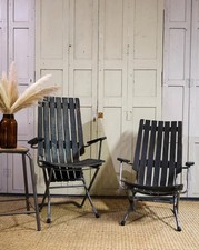 Claudine, la paire de chaises