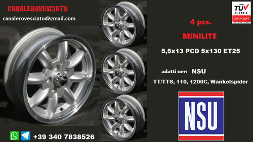 Jantes minilite 13 pouces - minilite,