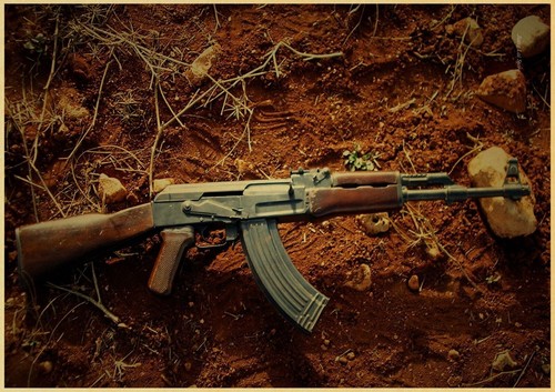 Poster affiche arme - poster,