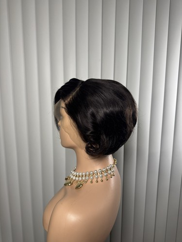Lace front wig sort - front,