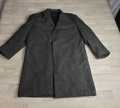 Manteau long vintage laine - , –