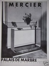 ADVERTISEMENT 1931 MERCIER BROTHERS MARBLE PALACE FURNITURE DECORATION - ADVERTISING