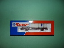 ROCO wagon plat à ranchers