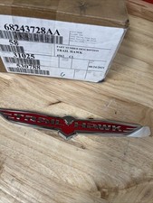 OEM MOPAR 2017-2022 Jeep Compass Rear Liftgate Chrome/Red TrailHawk Nameplate
