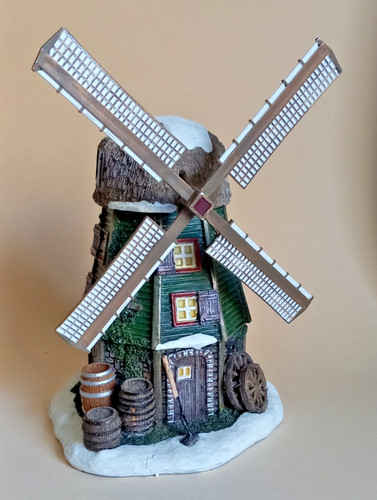 Luville decor noel moulin - -,