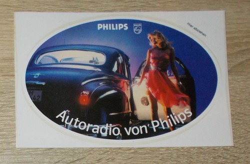 Old sticker - sticker, philips