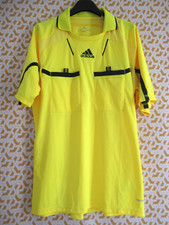 Maillot Arbitre Formotion Porté 2010 Adidas Football vintage Jaune shirt - M