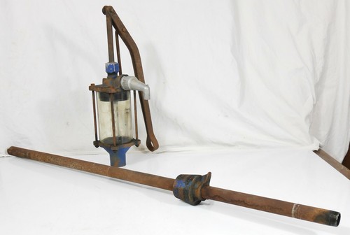 Ancienne pompe huile essence - ancienne,