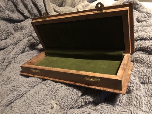 Boîte bois velour - boîte, bois,
