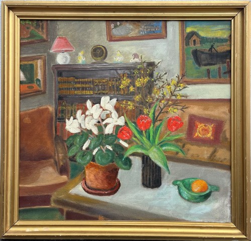 Tableau huile paysage - tableau,