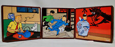 set Herge Tintin Snowy Blue Lotus tins Delaere cookies 2006 3x tin