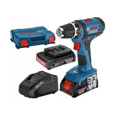 Perceuse visseuse BOSCH PRO 18V Li-Ion (2x 2Ah) + mallette GSR 18-2-LI