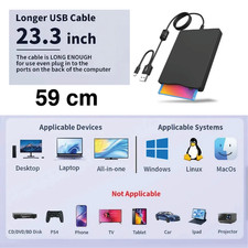 Lecteur disquette 3.5" noir