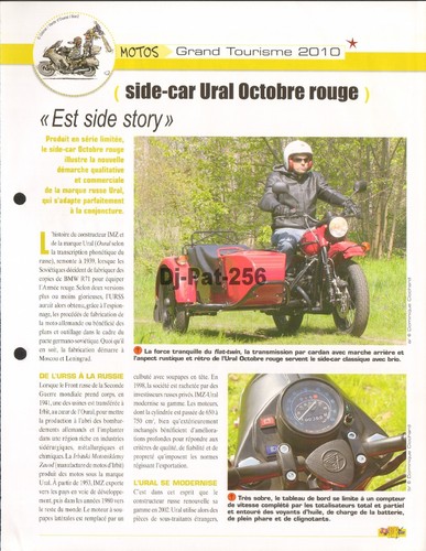 Fiche moto ural 750 side - ural,