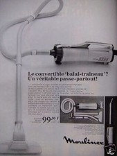 1968 ADVERTISING MILLINEX CONVERTIBLE BROOM SLED VACUUM CLEANER - ADVERTISING