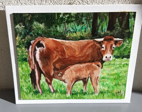 Tableau peinture acrylique - tableau,