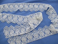 Volant dentelle guipure