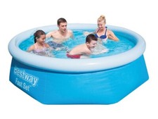 PISCINE HORS-SOL RONDE AVEC ANNEAU GONFLABLE TOP BESTWAY 305xH66 -57456  