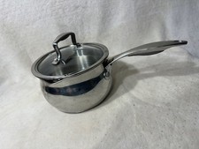 Belgique Stainless Steel 2 Quart Saucepan Double Pour Spout Kitchen Cookware